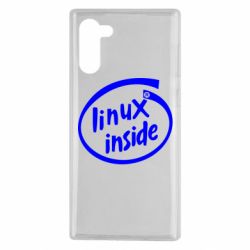 Чехол для Samsung Note 10 Linux Inside - PrintSalon