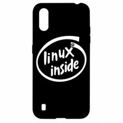 Чехол для Samsung A01/M01 Linux Inside - PrintSalon