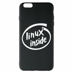 Чехол для iPhone 6 Plus/6S Plus Linux Inside - PrintSalon