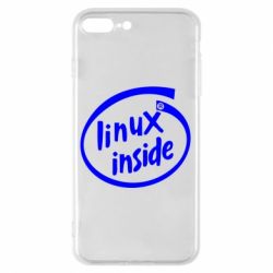 Чехол для iPhone 7 Plus Linux Inside - PrintSalon