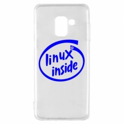 Чехол для Samsung A8 2018 Linux Inside