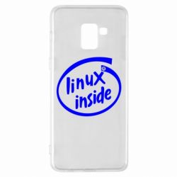 Чехол для Samsung A8+ 2018 Linux Inside - PrintSalon