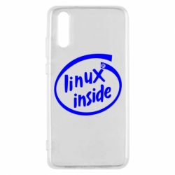 Чехол для Huawei P20 Linux Inside - PrintSalon