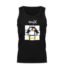 Майка чоловіча Linux pinguine - PrintSalon