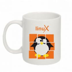Чашка 320ml Linux pinguine