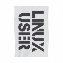 Полотенце с принтом Linux User - PrintSalon