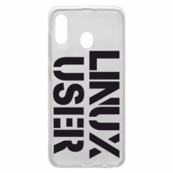 Чехол для Samsung A30 Linux User - PrintSalon