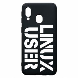 Чехол для Samsung A40 Linux User - PrintSalon