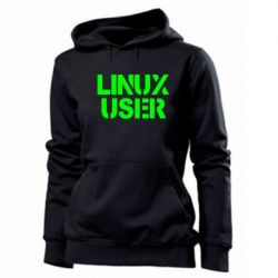 Женское худи Linux User - PrintSalon