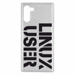 Чехол для Samsung Note 10 Linux User - PrintSalon