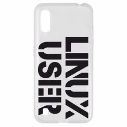 Чехол для Samsung A01/M01 Linux User - PrintSalon