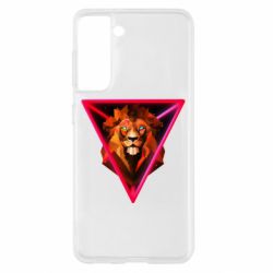 Чехол для Samsung S21 Lion art - PrintSalon