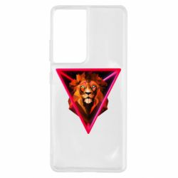Чехол для Samsung S21 Ultra Lion art-PrintSalon Чехол для Samsung S21 Ultra Lion art