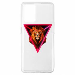 Чехол для Oppo A74 4G Lion art - PrintSalon