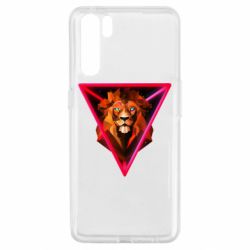 Чехол для Oppo A91/Reno3 Lion art - PrintSalon