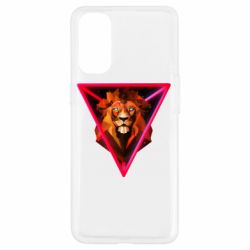 Чехол для Oppo Reno 4 Lion art - PrintSalon