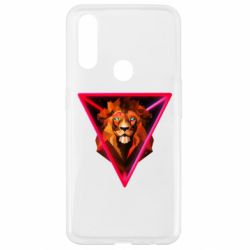 Мужская футболка  с V-образным вырезом Lion art-PrintSalon Мужская футболка  с V-образным вырезом Lion art