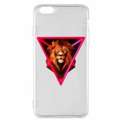 Чехол для iPhone 6 Plus/6S Plus Lion art - PrintSalon