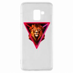 Чехол для Samsung A8+ 2018 Lion art - PrintSalon