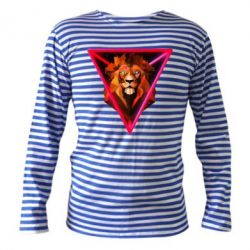 Тельняшка с длинным рукавом Lion art - PrintSalon