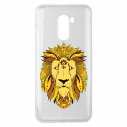 Чехол для Xiaomi Pocophone F1 Lion art - PrintSalon