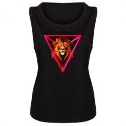 Женская майка Lion art - PrintSalon