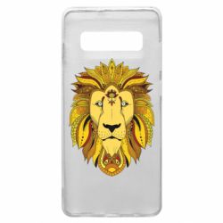 Чехол для Samsung S10+ Lion art - PrintSalon
