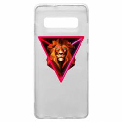 Чехол для Samsung S10+ Lion art - PrintSalon