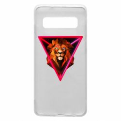 Чехол для Samsung S10 Lion art - PrintSalon