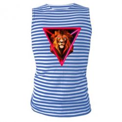 Майка-тельняшка Lion art - PrintSalon