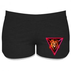 Женские шорты Lion art - PrintSalon