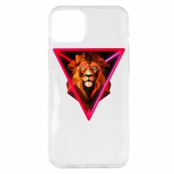 Чехол для iPhone 14 Plus Lion art - PrintSalon