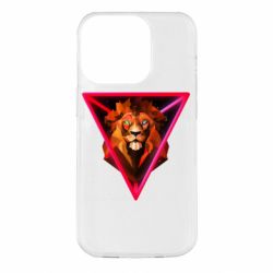 Чехол для iPhone 14 Pro Lion art - PrintSalon