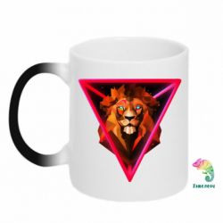 Чашка-хамелеон Lion art - PrintSalon