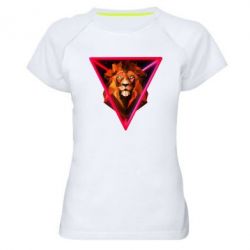 Женская футболка для спорта Lion art - PrintSalon