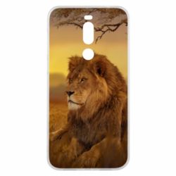 Чехол для Meizu X8 Lion in the field - PrintSalon