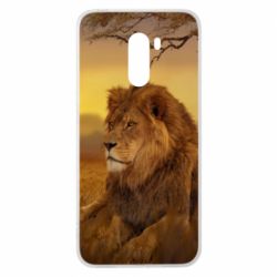 Чехол для Xiaomi Pocophone F1 Lion in the field - PrintSalon