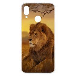 Чехол для Huawei P Smart Plus 2018 Lion in the field - PrintSalon