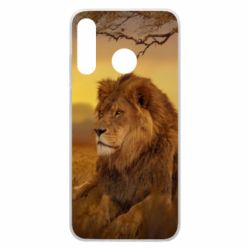 Чехол для Huawei P30 Lite Lion in the field - PrintSalon