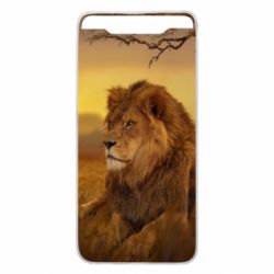Чехол для Samsung A80 Lion in the field - PrintSalon
