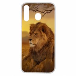 Чехол для Samsung M30 Lion in the field - PrintSalon