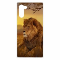Чехол для Samsung Note 10 Lion in the field - PrintSalon