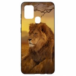 Чехол для Samsung A21s Lion in the field - PrintSalon