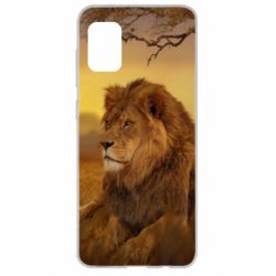 Чехол для Samsung A31 Lion in the field - PrintSalon