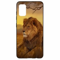 Чехол для Samsung A41 Lion in the field - PrintSalon