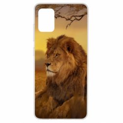 Чехол для Samsung A51 Lion in the field - PrintSalon
