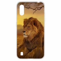 Чехол для Samsung A01/M01 Lion in the field - PrintSalon