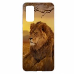 Чехол для Samsung S20 Lion in the field - PrintSalon