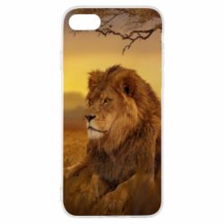 Чехол для iPhone 8 Lion in the field - PrintSalon