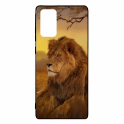 Чехол для Samsung Note 20 Lion in the field - PrintSalon